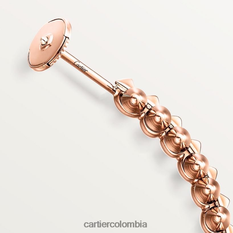 joyería Cartier Pendientes de aro Choque modelo pequeño oro rosa V0HXJN745