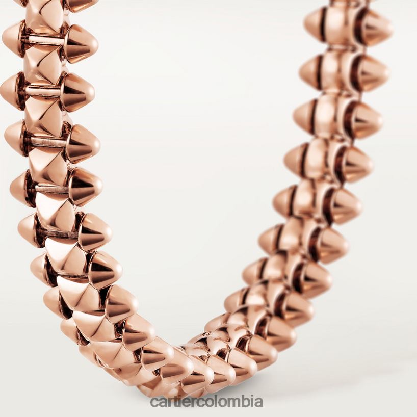 joyería Cartier Pendientes de aro Choque modelo pequeño oro rosa V0HXJN745