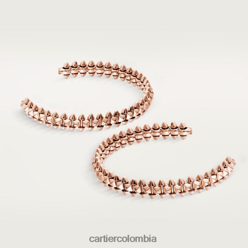 joyería Cartier Pendientes de aro Choque modelo pequeño oro rosa V0HXJN745