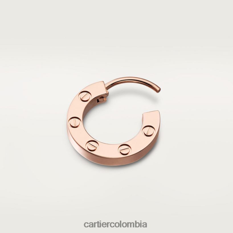 joyería Cartier amor pendiente único oro rosa V0HXJN762