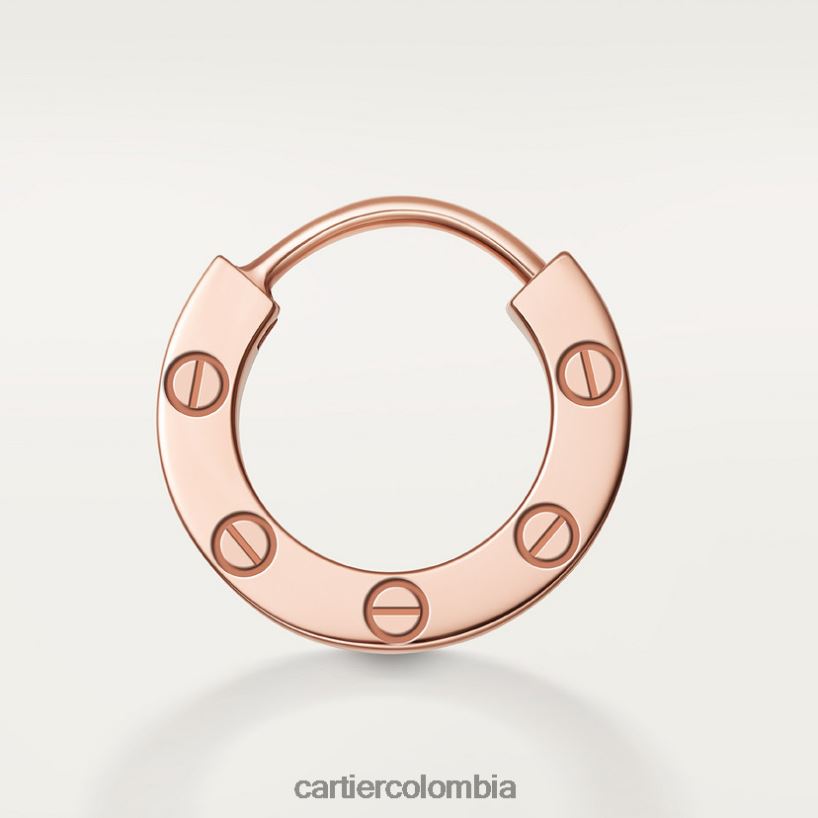 joyería Cartier amor pendiente único oro rosa V0HXJN762