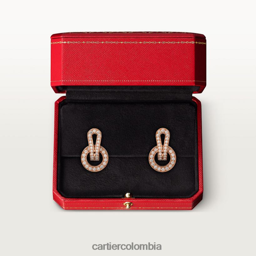 joyería Cartier pendientes agrafe elegante V0HXJN720