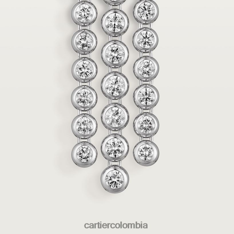 joyería Cartier pendientes agrafe elegante V0HXJN722