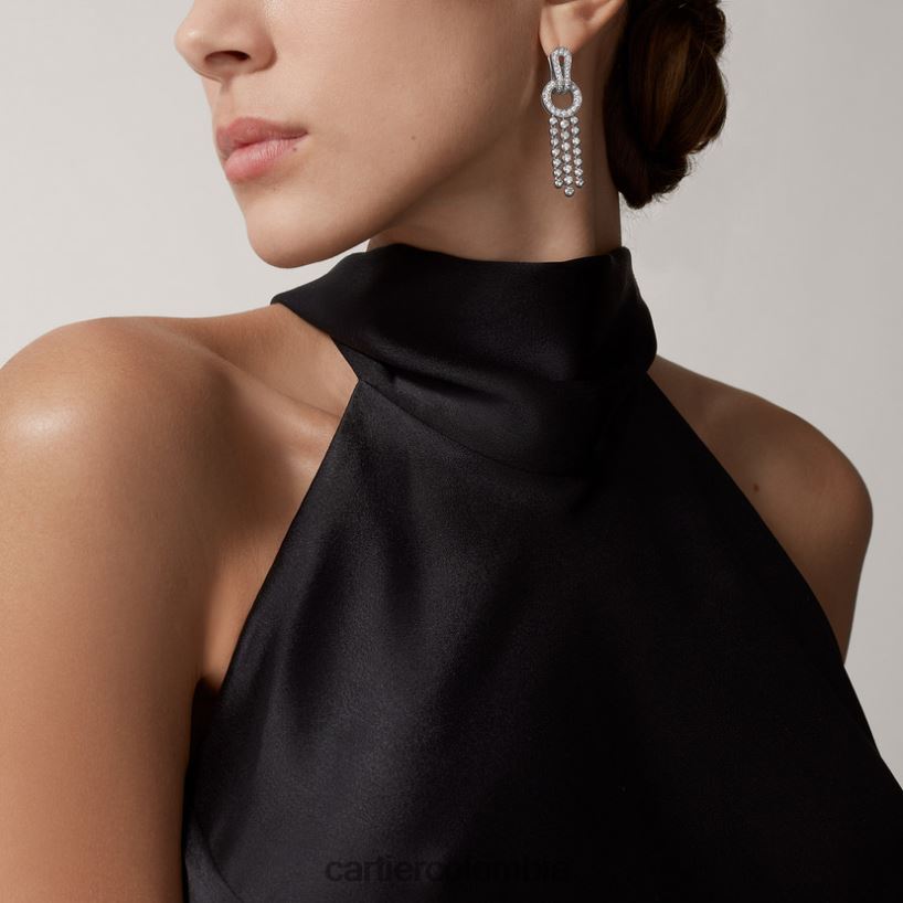 joyería Cartier pendientes agrafe elegante V0HXJN722