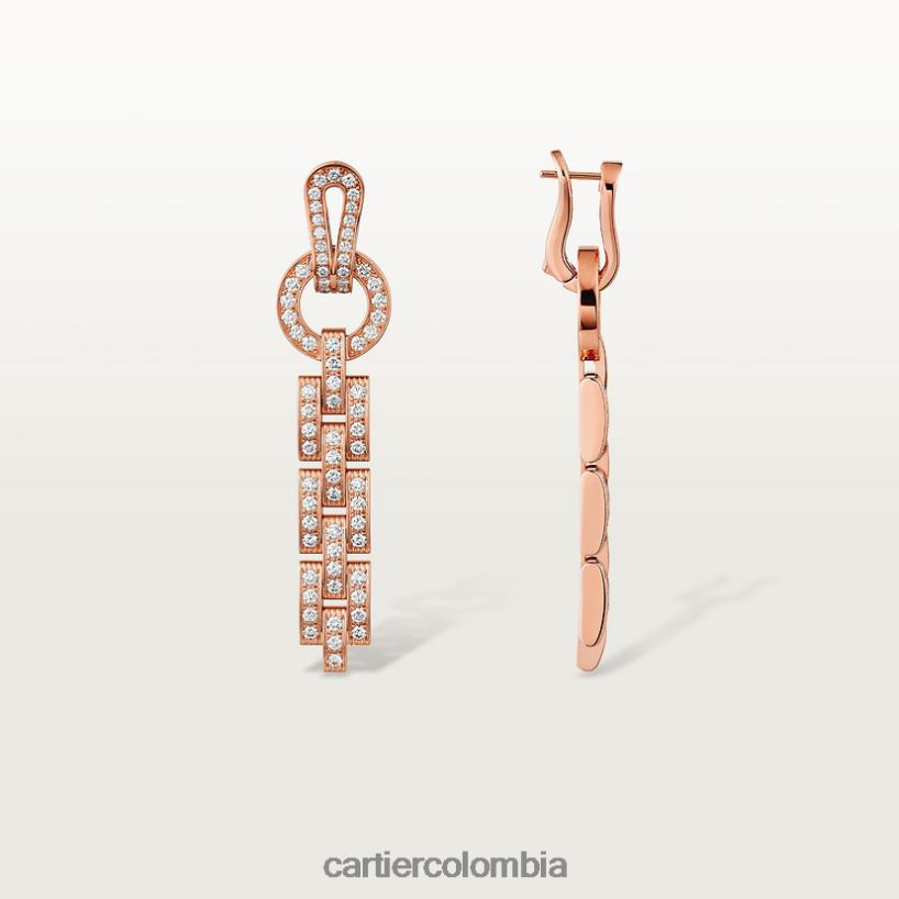 joyería Cartier pendientes agrafe elegante V0HXJN723