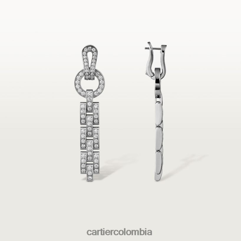 joyería Cartier pendientes agrafe elegante V0HXJN727