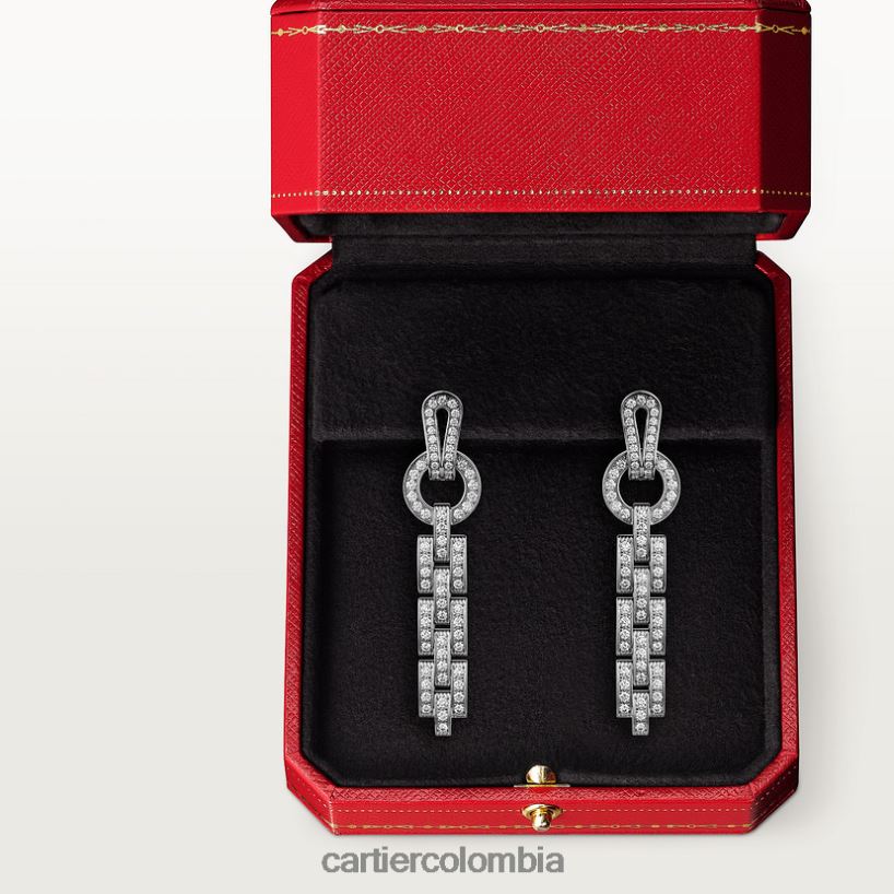 joyería Cartier pendientes agrafe elegante V0HXJN727