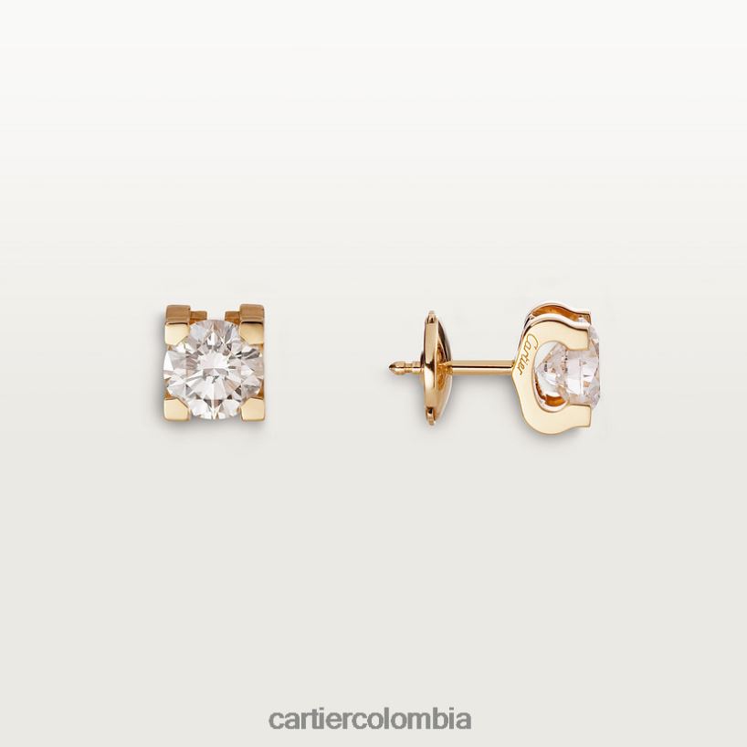 joyería Cartier pendientes c elegante V0HXJN715