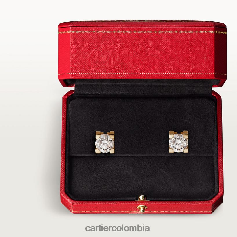 joyería Cartier pendientes c elegante V0HXJN715