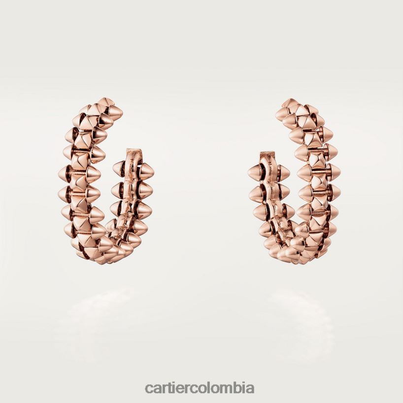 joyería Cartier pendientes choque modelo pequeño oro rosa V0HXJN743