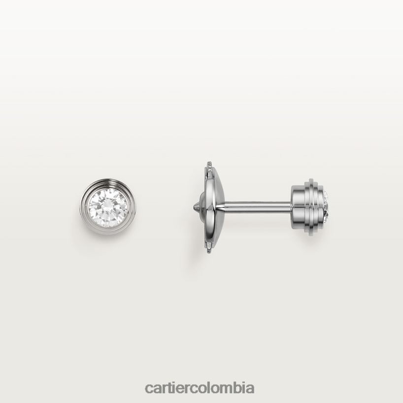 joyería Cartier pendientes d'amour, modelo mediano Oro blanco V0HXJN663