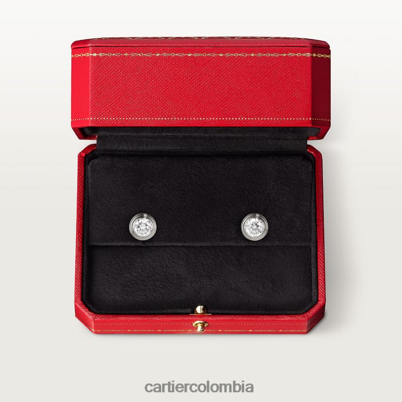 joyería Cartier pendientes d'amour, modelo mediano Oro blanco V0HXJN663