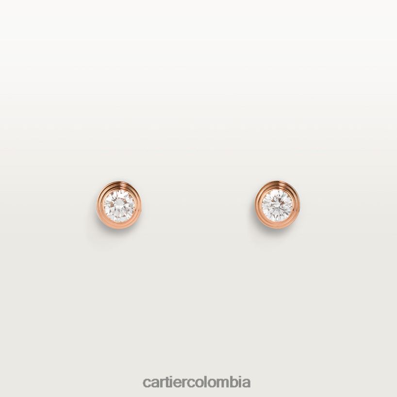 joyería Cartier pendientes d'amour, modelo mediano oro rosa V0HXJN661