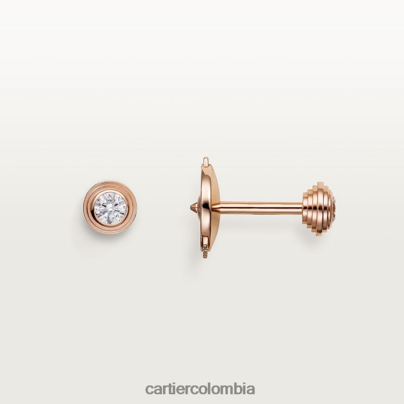 joyería Cartier pendientes d'amour xs oro rosa V0HXJN655