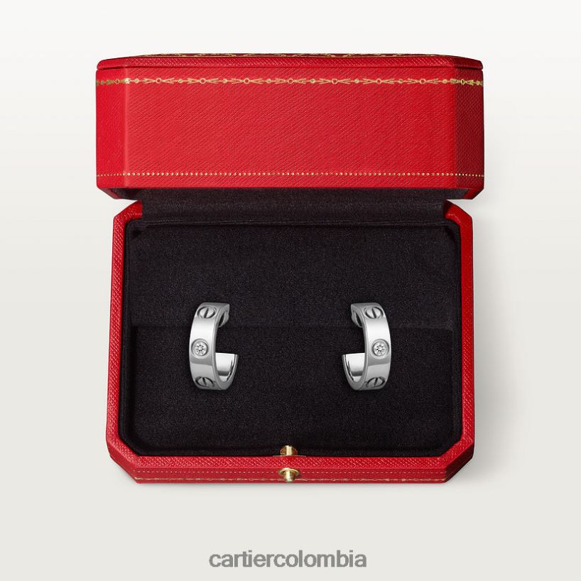 joyería Cartier pendientes de amor, 2 diamantes elegante V0HXJN766