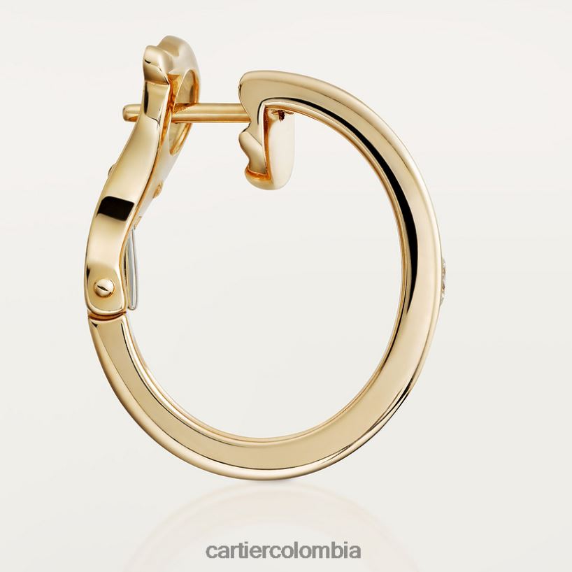 joyería Cartier pendientes de amor, 2 diamantes oro amarillo V0HXJN765