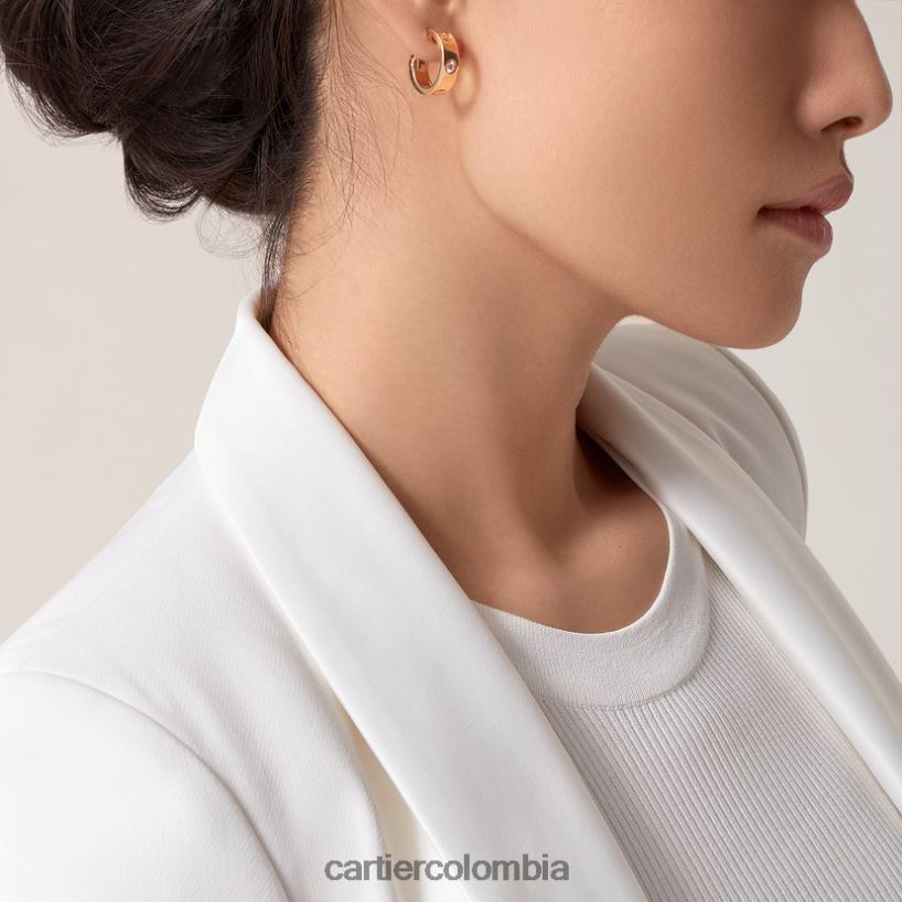 joyería Cartier pendientes de amor, 2 diamantes oro amarillo V0HXJN765