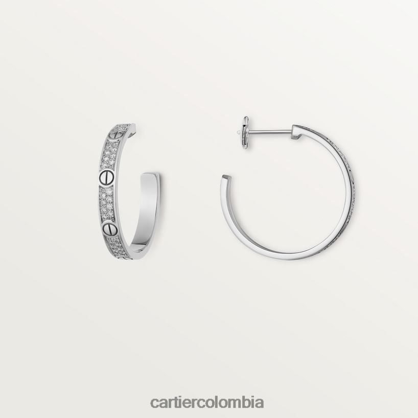 joyería Cartier pendientes de amor Oro blanco V0HXJN774