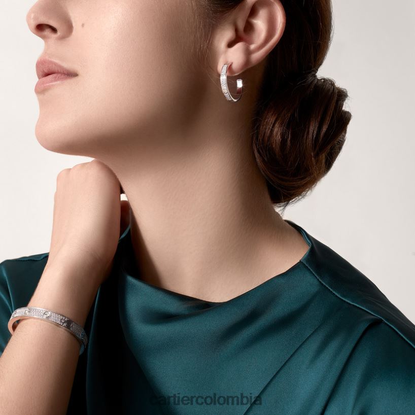 joyería Cartier pendientes de amor Oro blanco V0HXJN774