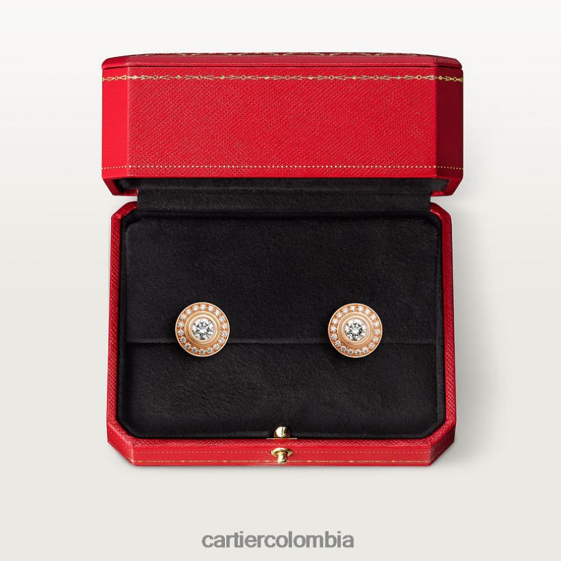 joyería Cartier pendientes de amor elegante V0HXJN713