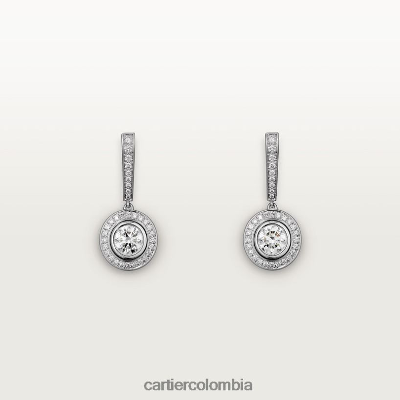 joyería Cartier pendientes de amor elegante V0HXJN717