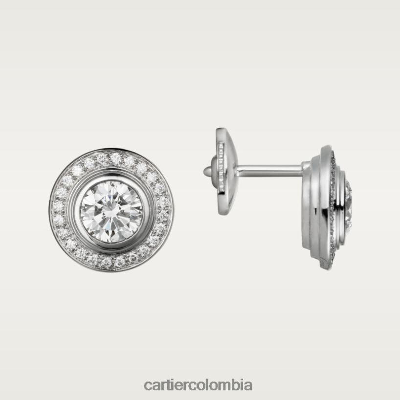 joyería Cartier pendientes de amor elegante V0HXJN719