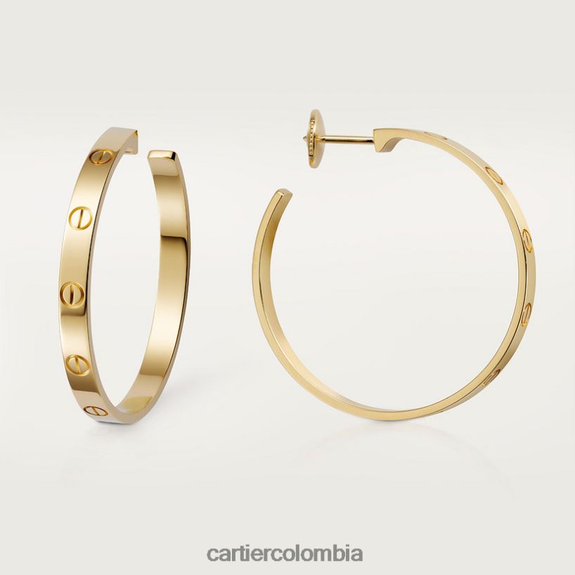 joyería Cartier pendientes de amor oro amarillo V0HXJN772