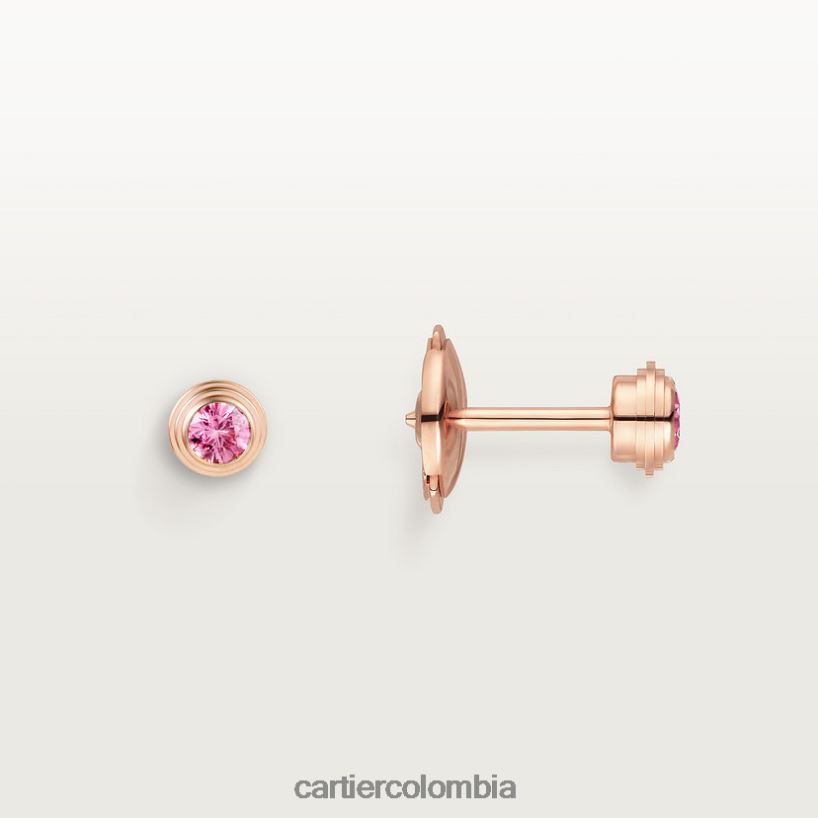 joyería Cartier pendientes de amor oro rosa V0HXJN657