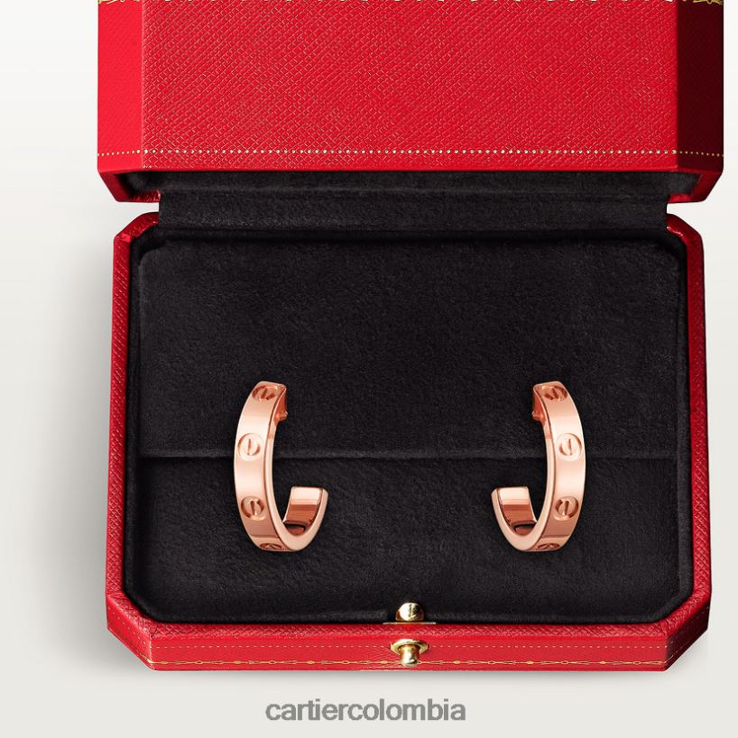 joyería Cartier pendientes de amor oro rosa V0HXJN759
