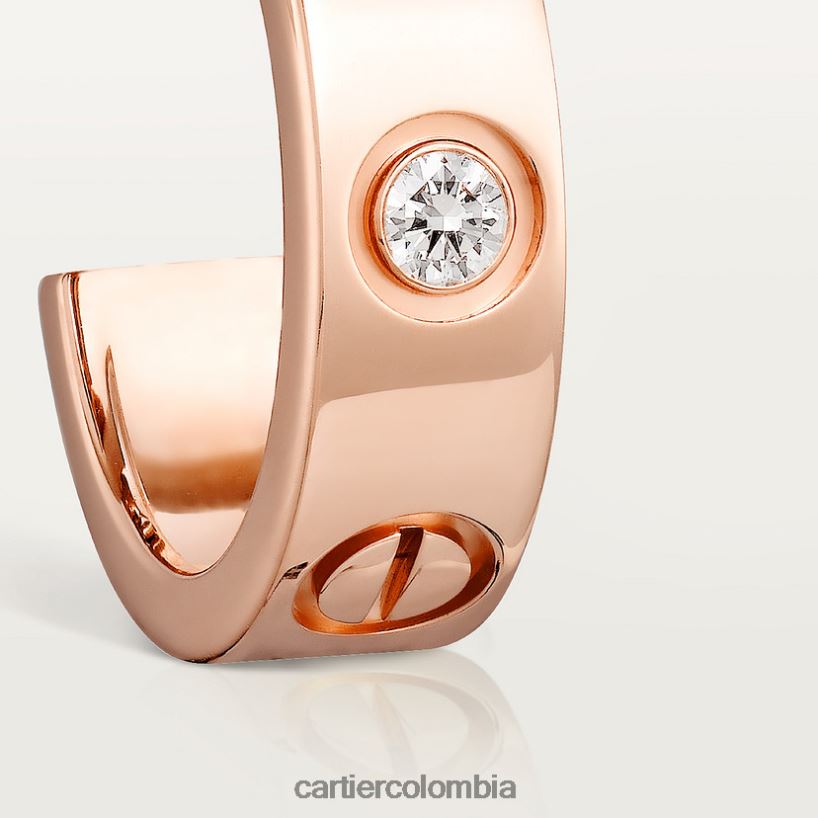 joyería Cartier pendientes de amor oro rosa V0HXJN767