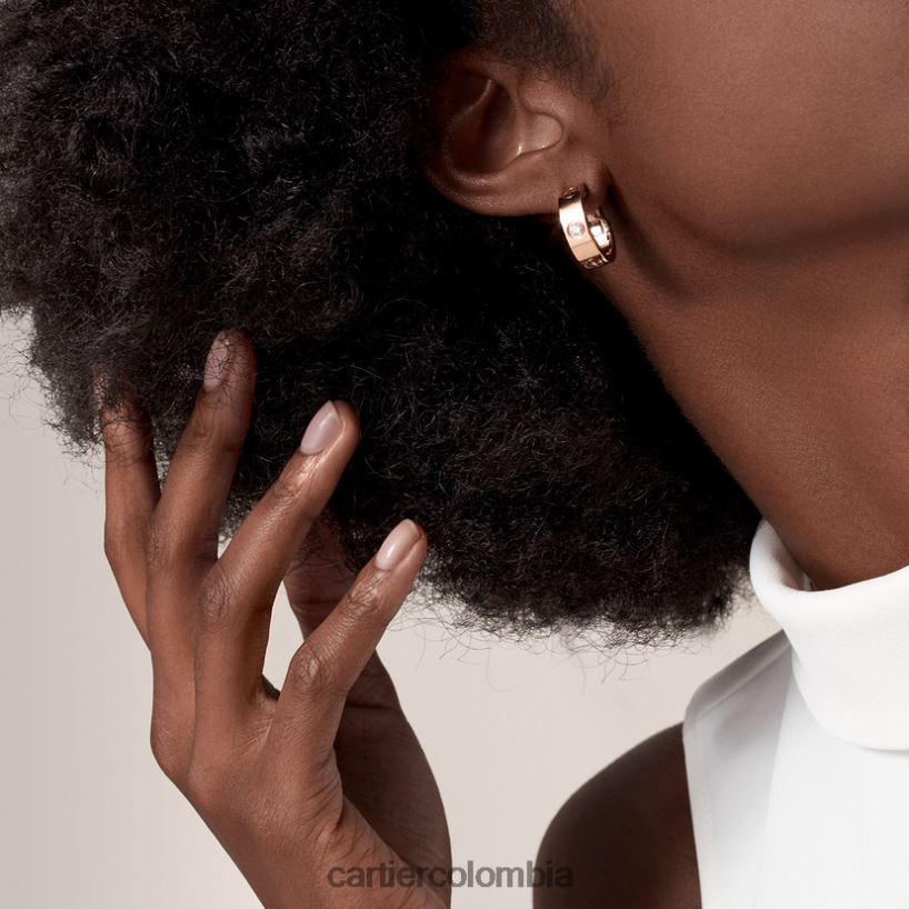 joyería Cartier pendientes de amor oro rosa V0HXJN767