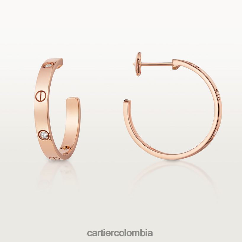 joyería Cartier pendientes de amor oro rosa V0HXJN771