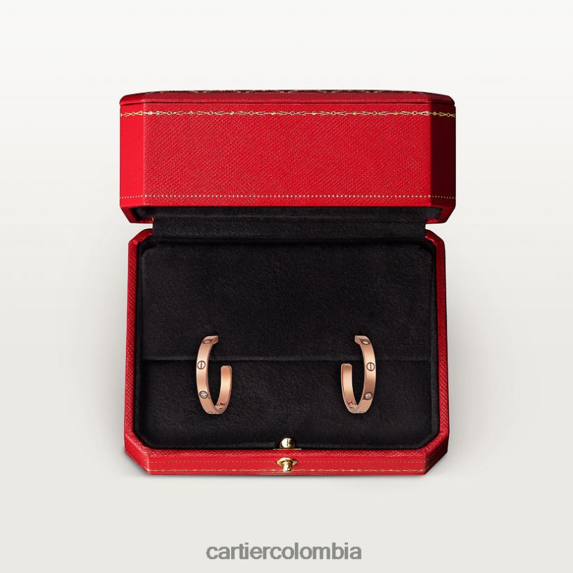joyería Cartier pendientes de amor oro rosa V0HXJN771