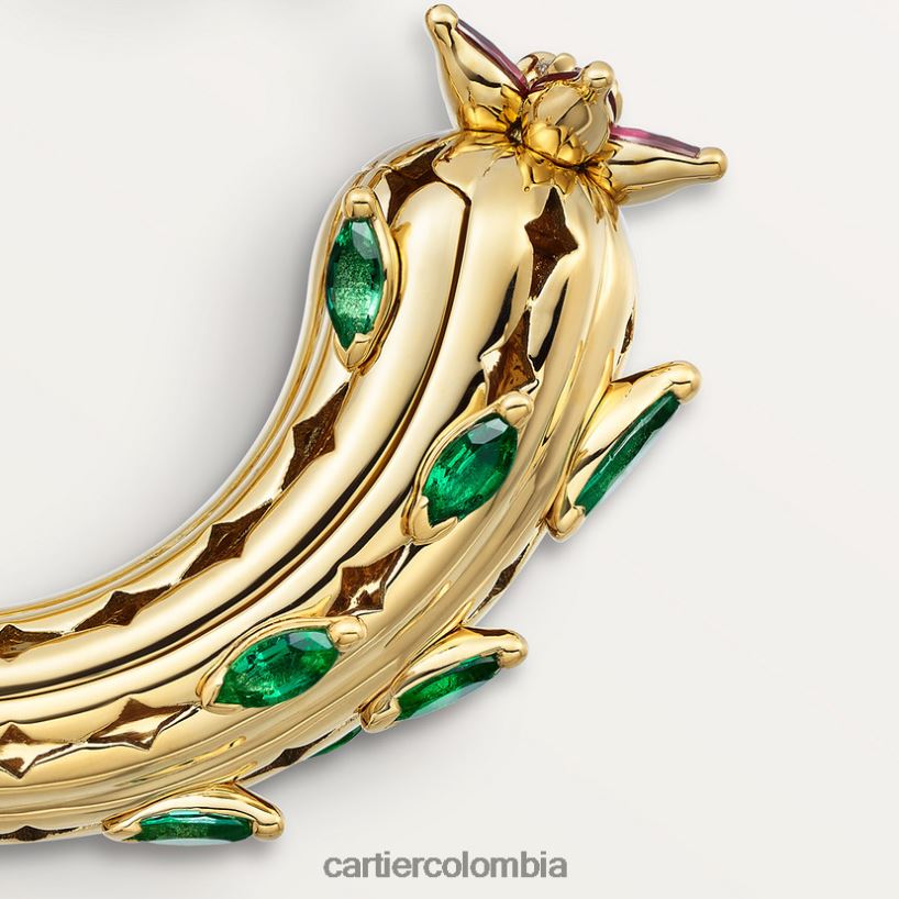 joyería Cartier pendientes de cactus elegante V0HXJN754