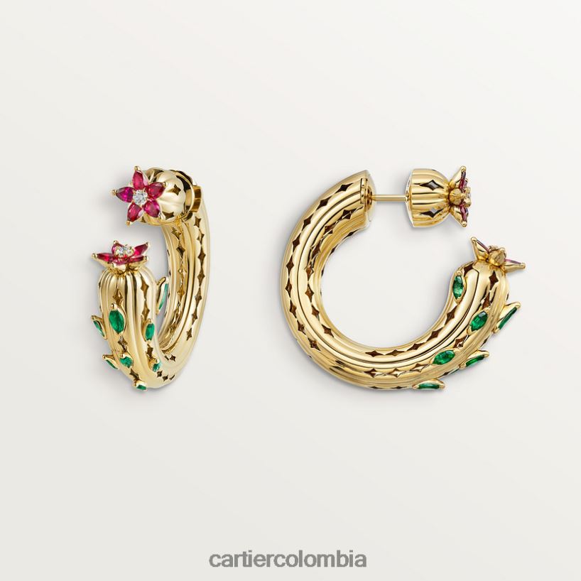 joyería Cartier pendientes de cactus elegante V0HXJN754