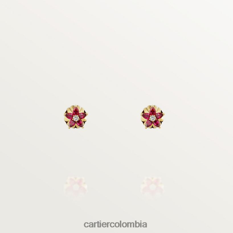 joyería Cartier pendientes de cactus elegante V0HXJN754