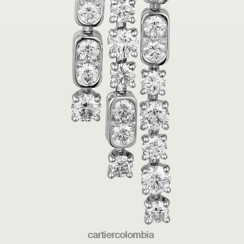 joyería Cartier pendientes de colección de diamantes elegante V0HXJN733
