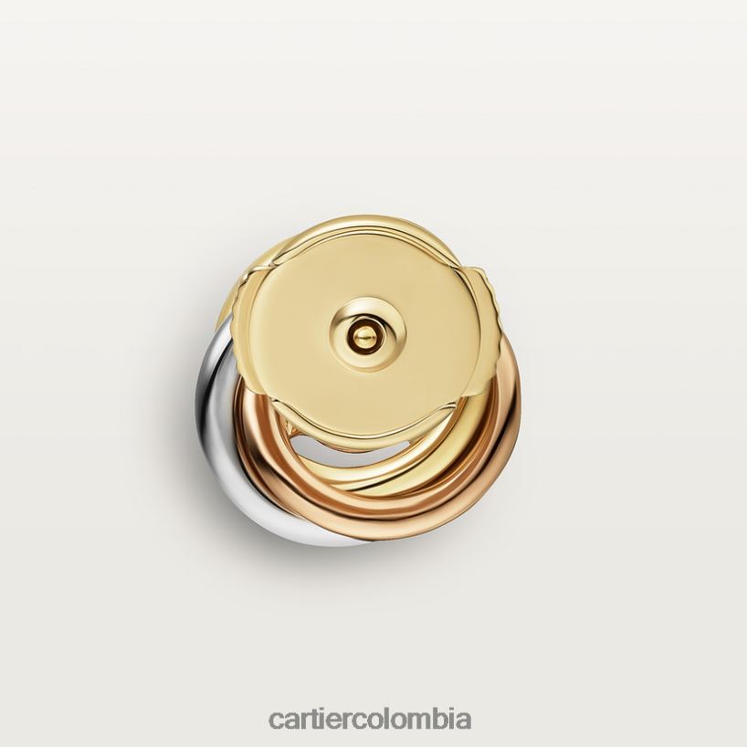joyería Cartier pendientes de la trinidad 3 oros V0HXJN625