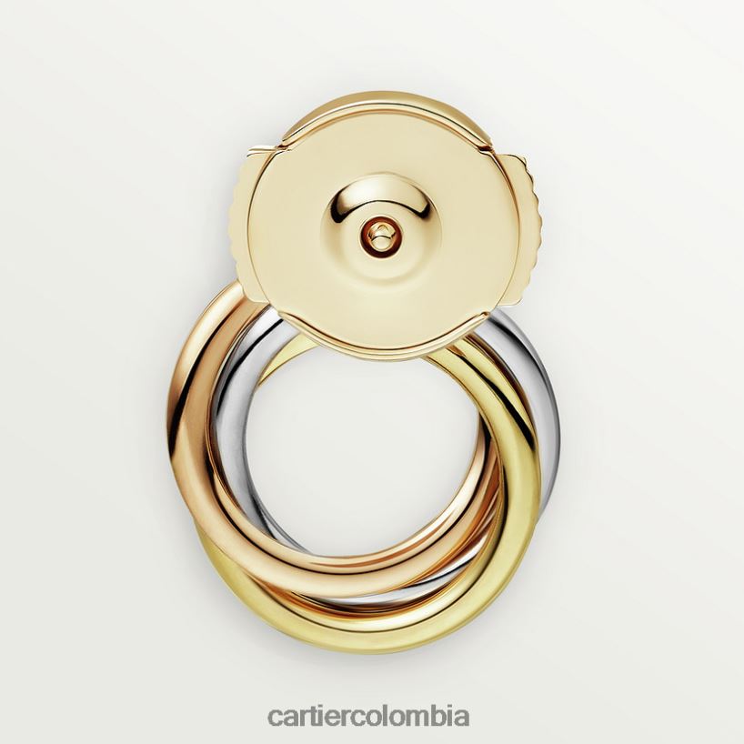 joyería Cartier pendientes de la trinidad 3 oros V0HXJN627