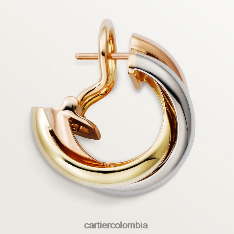joyería Cartier pendientes de la trinidad 3 oros V0HXJN629