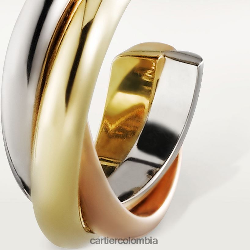 joyería Cartier pendientes de la trinidad 3 oros V0HXJN630