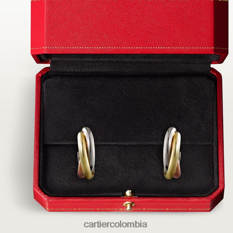 joyería Cartier pendientes de la trinidad 3 oros V0HXJN630