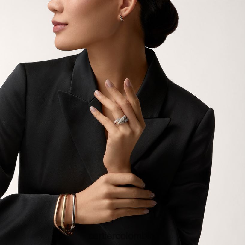 joyería Cartier pendientes de la trinidad 3 oros V0HXJN630