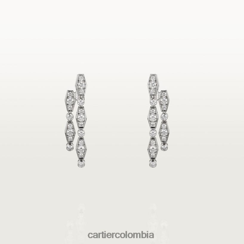 joyería Cartier pendientes de lluvia elegante V0HXJN688