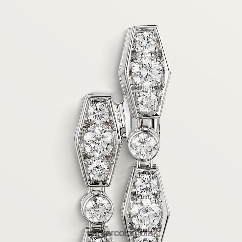 joyería Cartier pendientes de lluvia elegante V0HXJN688