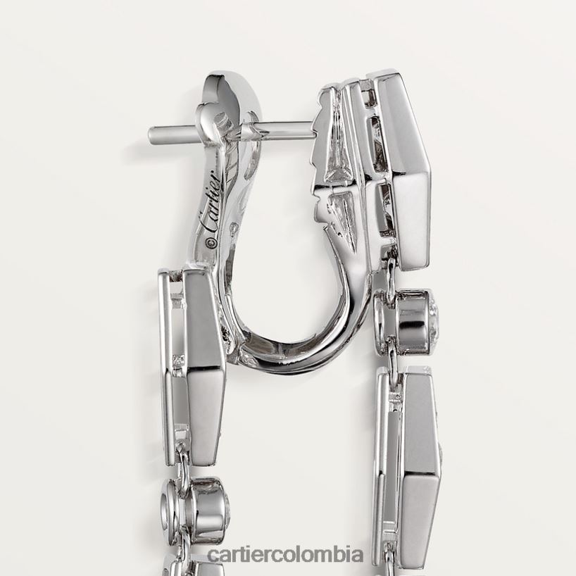 joyería Cartier pendientes de lluvia elegante V0HXJN688