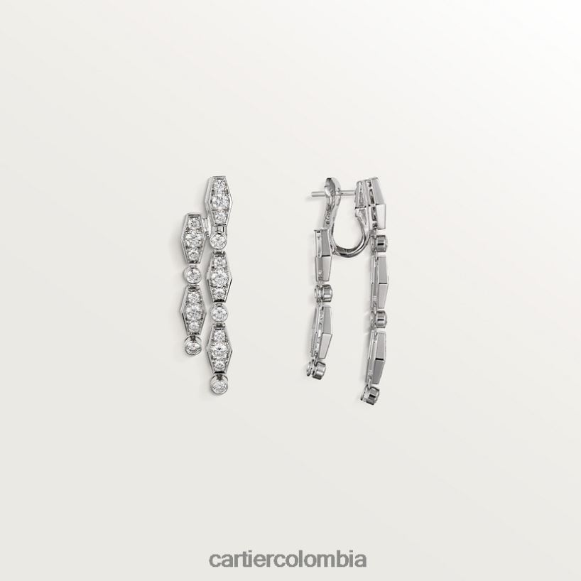 joyería Cartier pendientes de lluvia elegante V0HXJN688