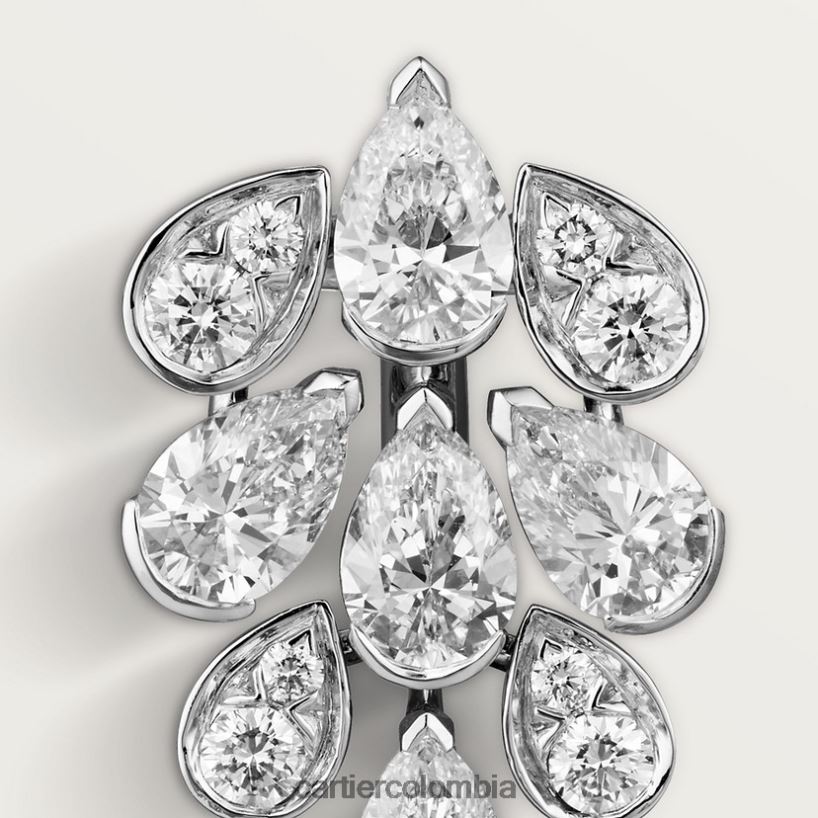 joyería Cartier pendientes de lluvia elegante V0HXJN697