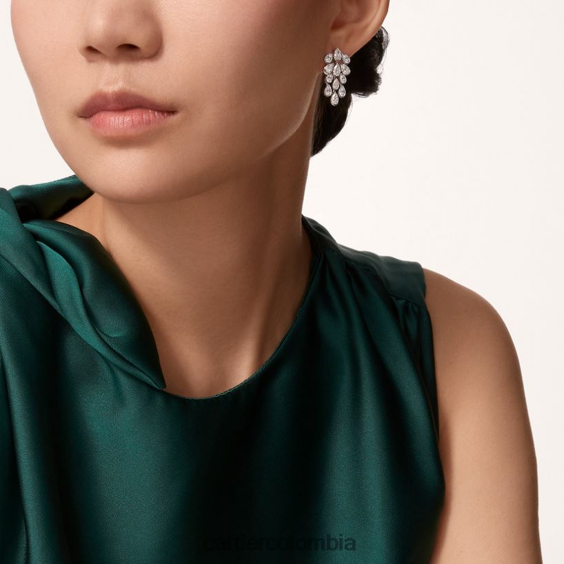 joyería Cartier pendientes de lluvia elegante V0HXJN697