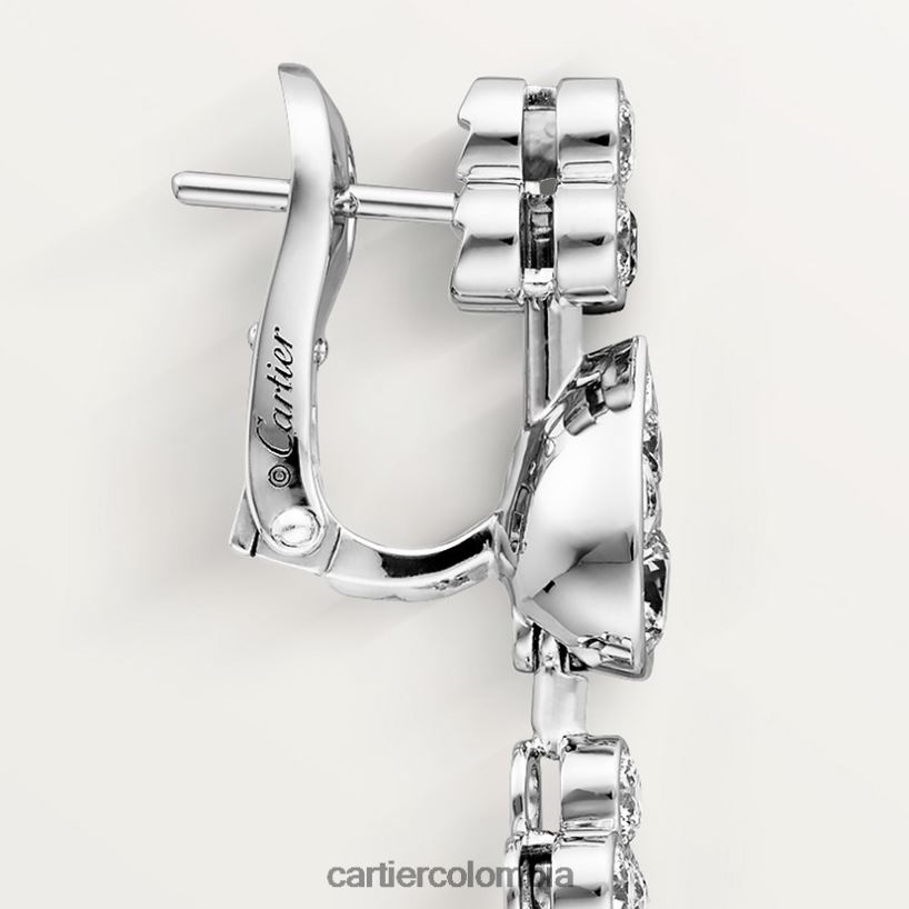 joyería Cartier pendientes de lluvia elegante V0HXJN726